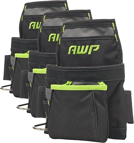 Miniatura 13 de Bolsa de herramientas AWP, bolsa de herramientas para electricista, organizador multibolsillo profesional premium