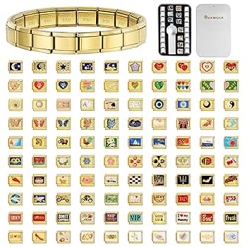 MISSOMA♦レナ・チャーム・ブレスレット ターコイズ Amazon.co.jp: GEMOSA カスタムイタリアンチャームブレスレット