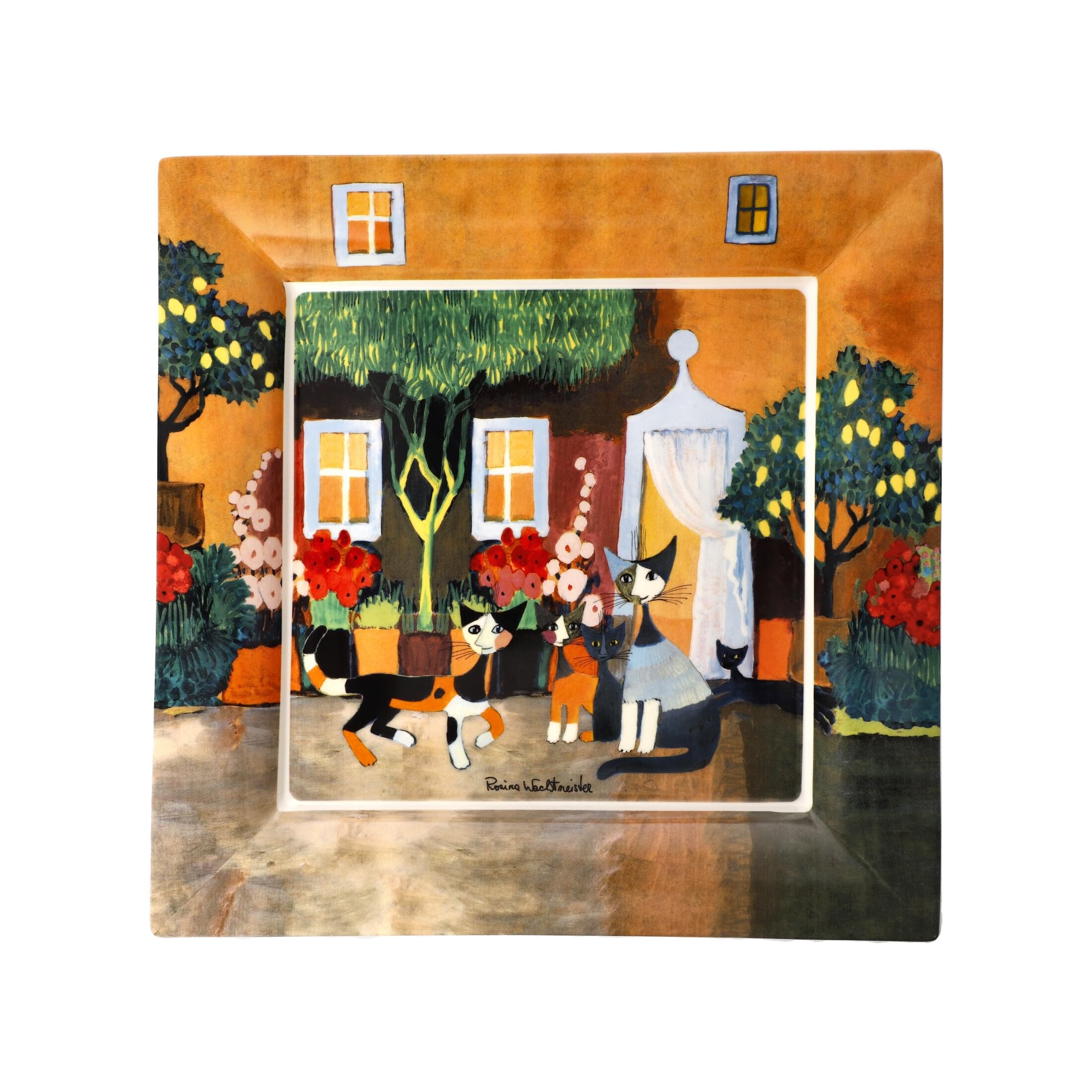 Cuenco Goebel Rosina Wachtmeister Una Bellissima Giornata en porcelana de 30 cm