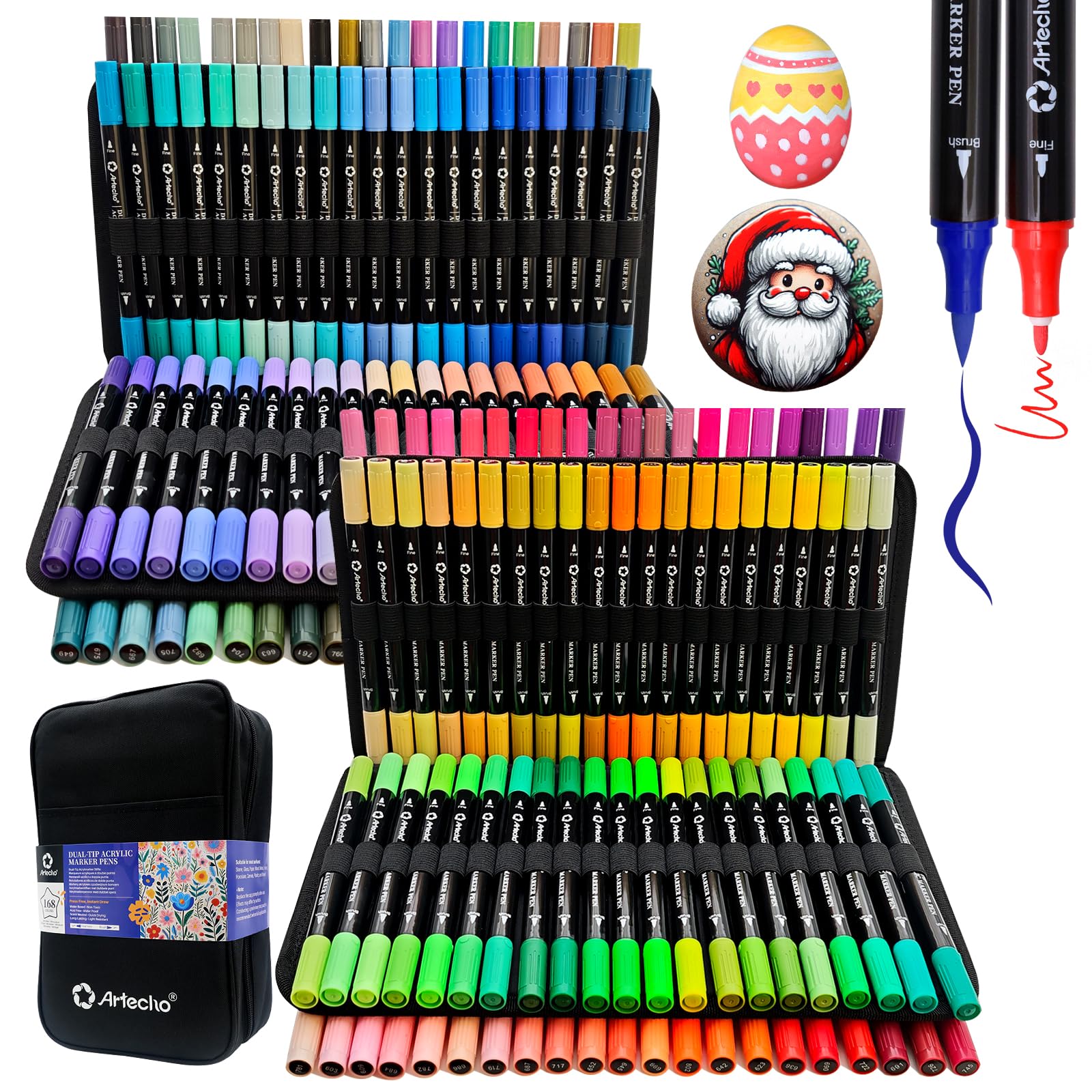 Artecho Acrylic Paint Markers - 72 Colors -17