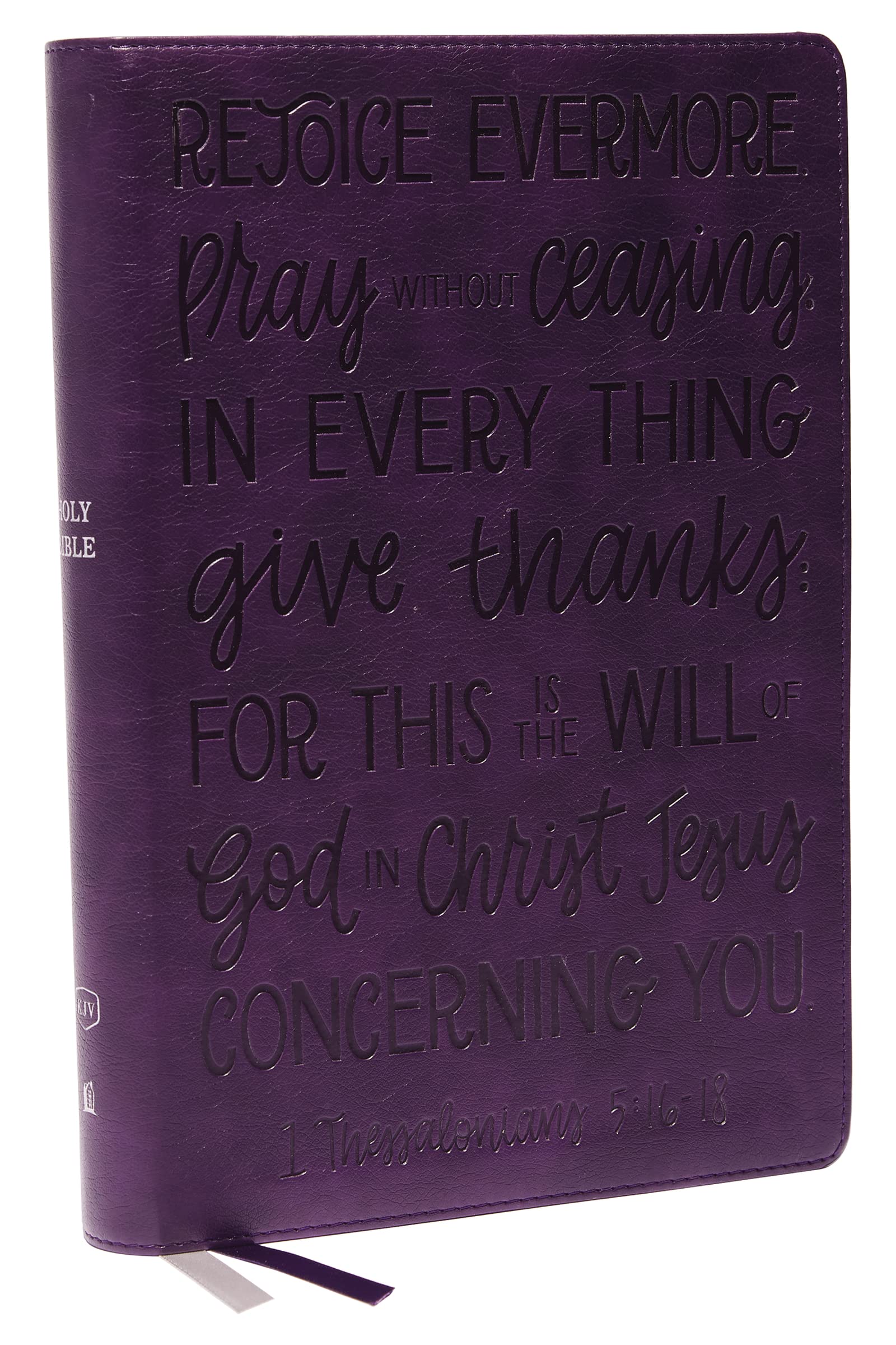 KJV Holy Bible: Large Print with 53,000 Cross References, Pur... - 9780785293248