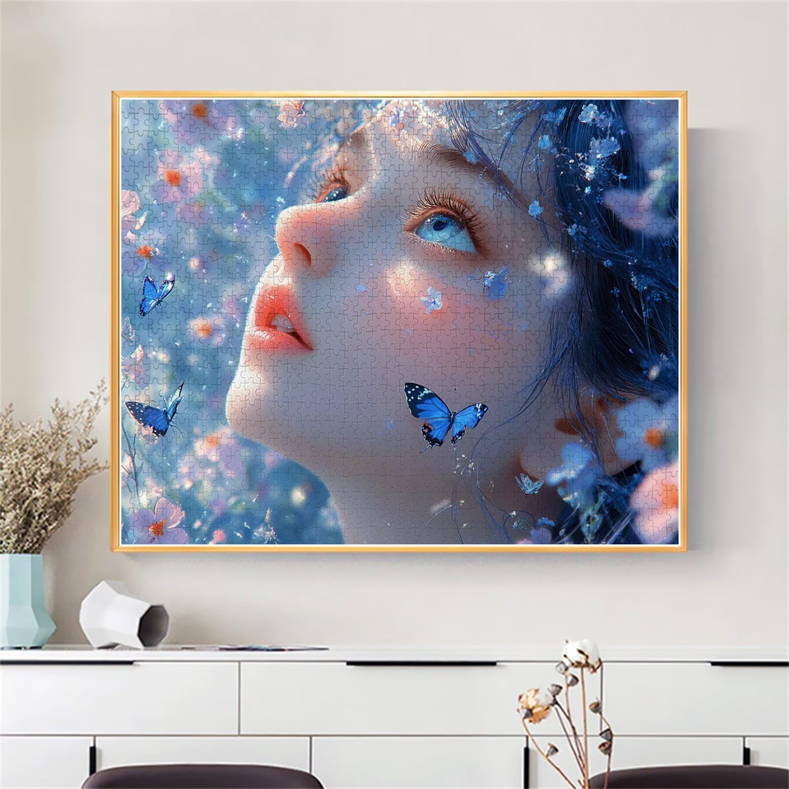 Puzzle Erwachsene 2000 Teile Mädchen Schmetterling Educa Jigsaw für Kinder ab 8 Jahren Mädchen Jungen, Erwachsene Impossible Klassische Puzzles, Anspruchsvoll Spielspaß, Als Geschenke 70x99cm t-766