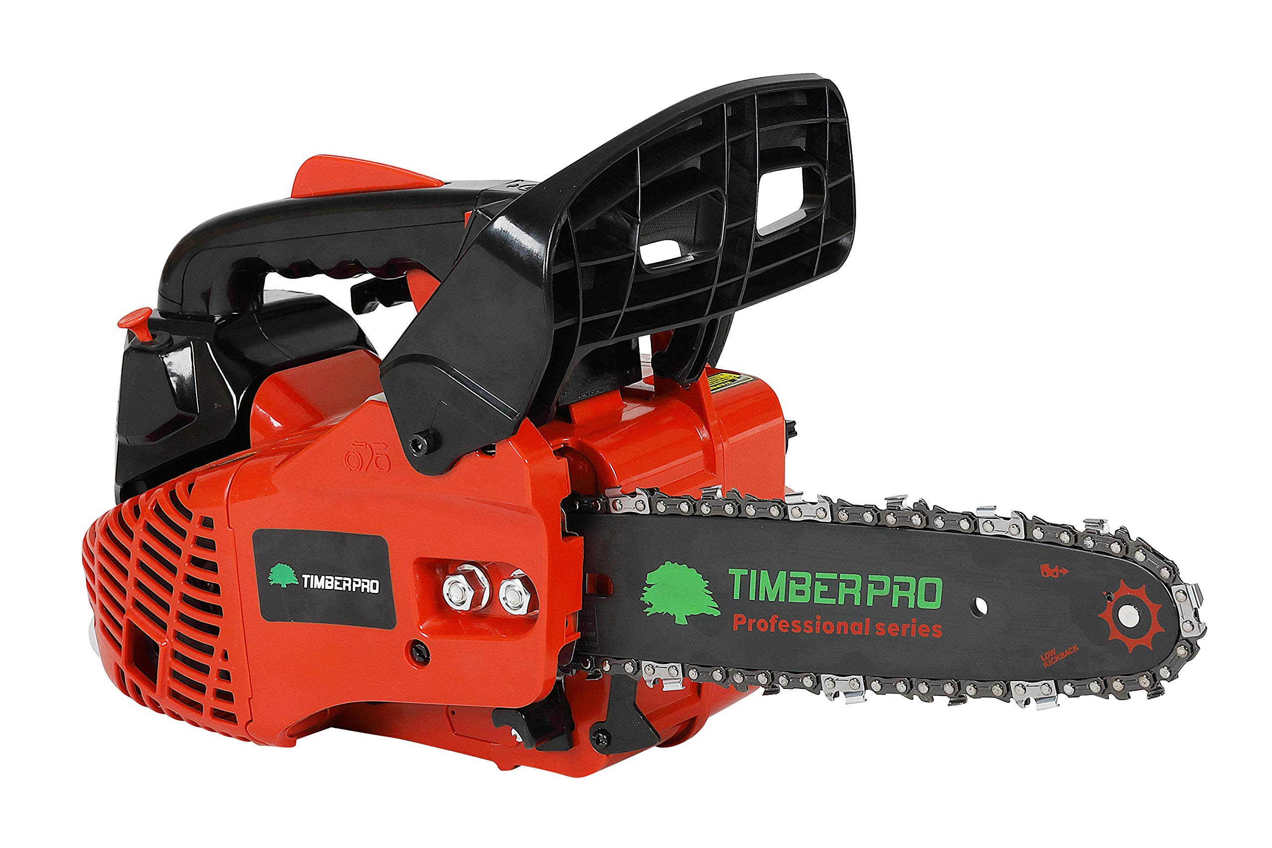Timberpro CS2500 - Motosierra de gasolina 25.4 cm³, potencia 1.22 HP, guía 25 cm, 230ml