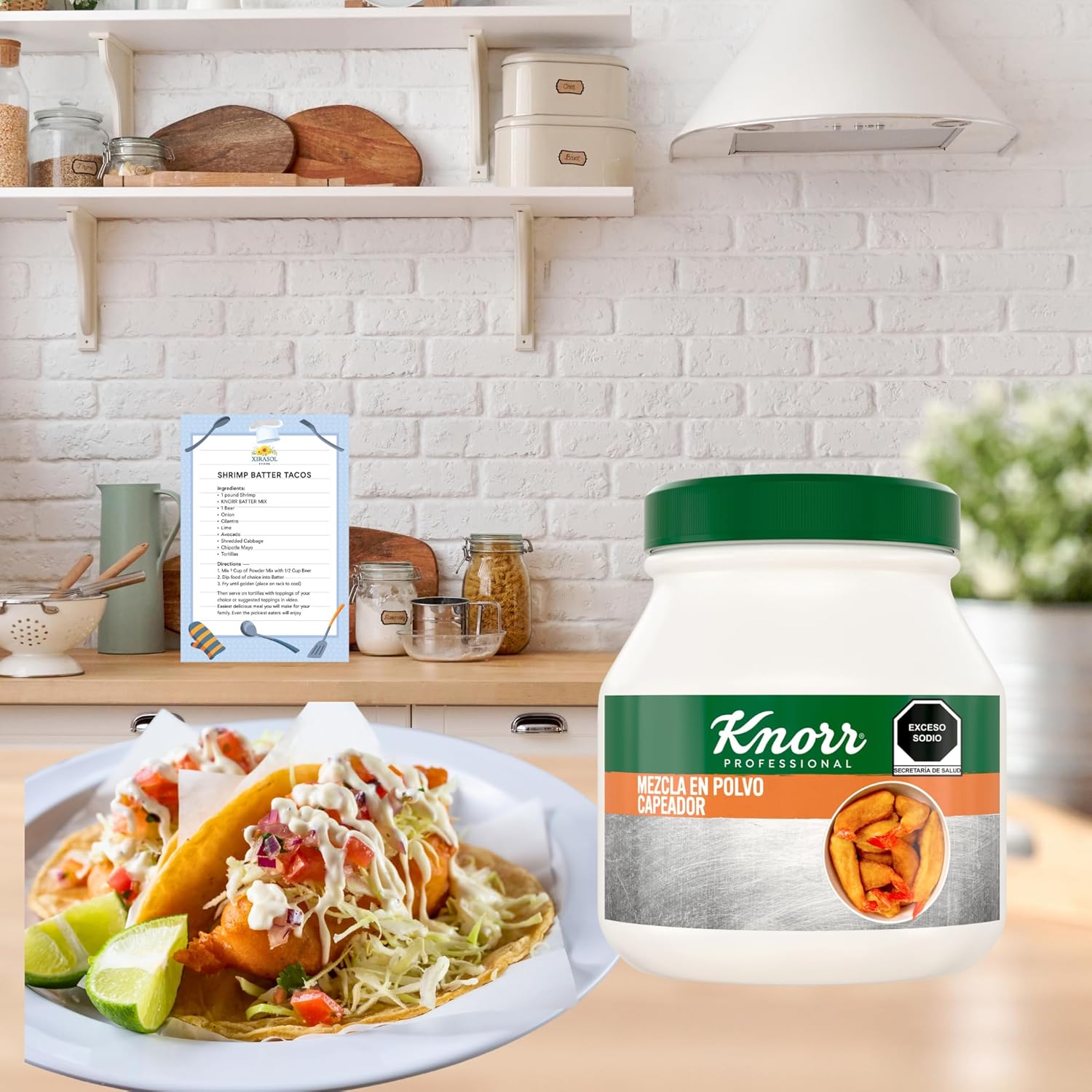 Multi-Purpose Fry Batter Mix Bundle – Knorr Capeador + Bilingual Recipe Card – Xirasol Store