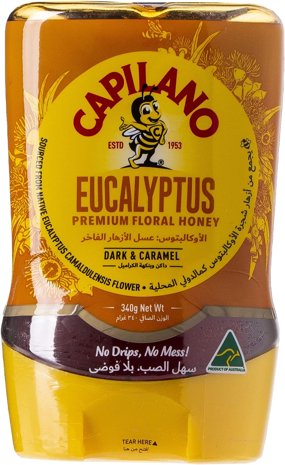 CAPILANO Eucalyptus Honey Upside Down, 340 gm