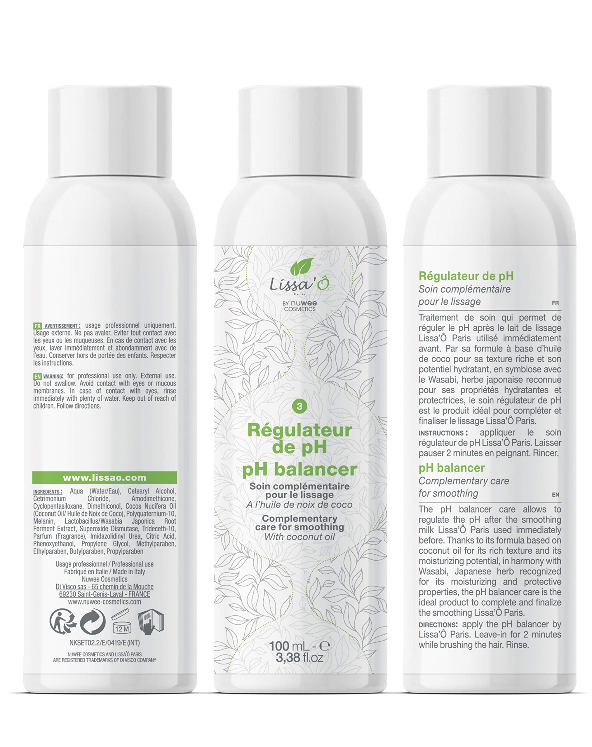 LISSA'Ô Paris Kit de Lissage Natura Keratin - 3x100 mL - NUWEE Cosmetics