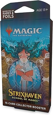 Magic The Gathering Strixhaven Collector Booster Pack | 15 Magic Cards, Blue