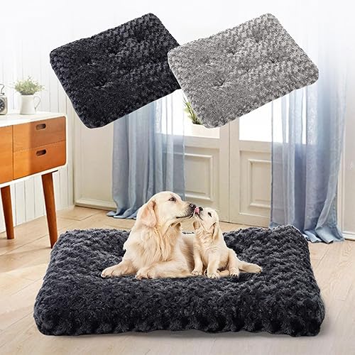 Camas para perros pequeños, ultra suave y antideslizante, cama para gatos, suministros antiansiedad para perros y gatos pequeños, 16.92 x 11.02