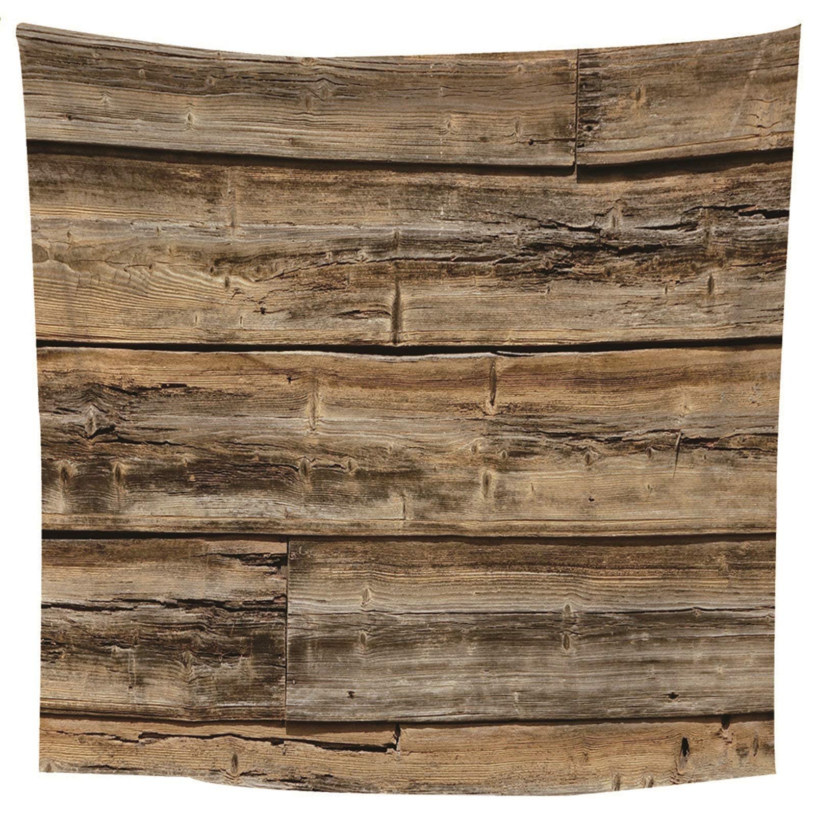 Tapiz Vertical Papel Cocina Decorado Grano Madera Marrón Suelo Pared Grande Liso para La Decoración Sala Estar del Dormitorio 260X240Cm