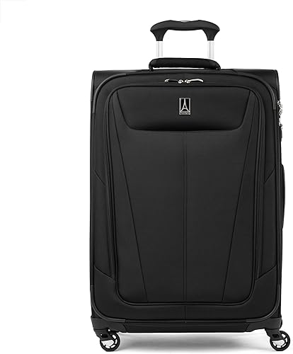 Travelpro Maxlite - Maleta con ruedas giratorias extensible 5 lados suaves Negro 401176501 Negro, Burgundy, Sapphire Blue