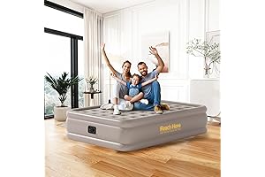 Plush and Supportive: Full-Size Inflatable Mattress with Rapid Self-Inflation