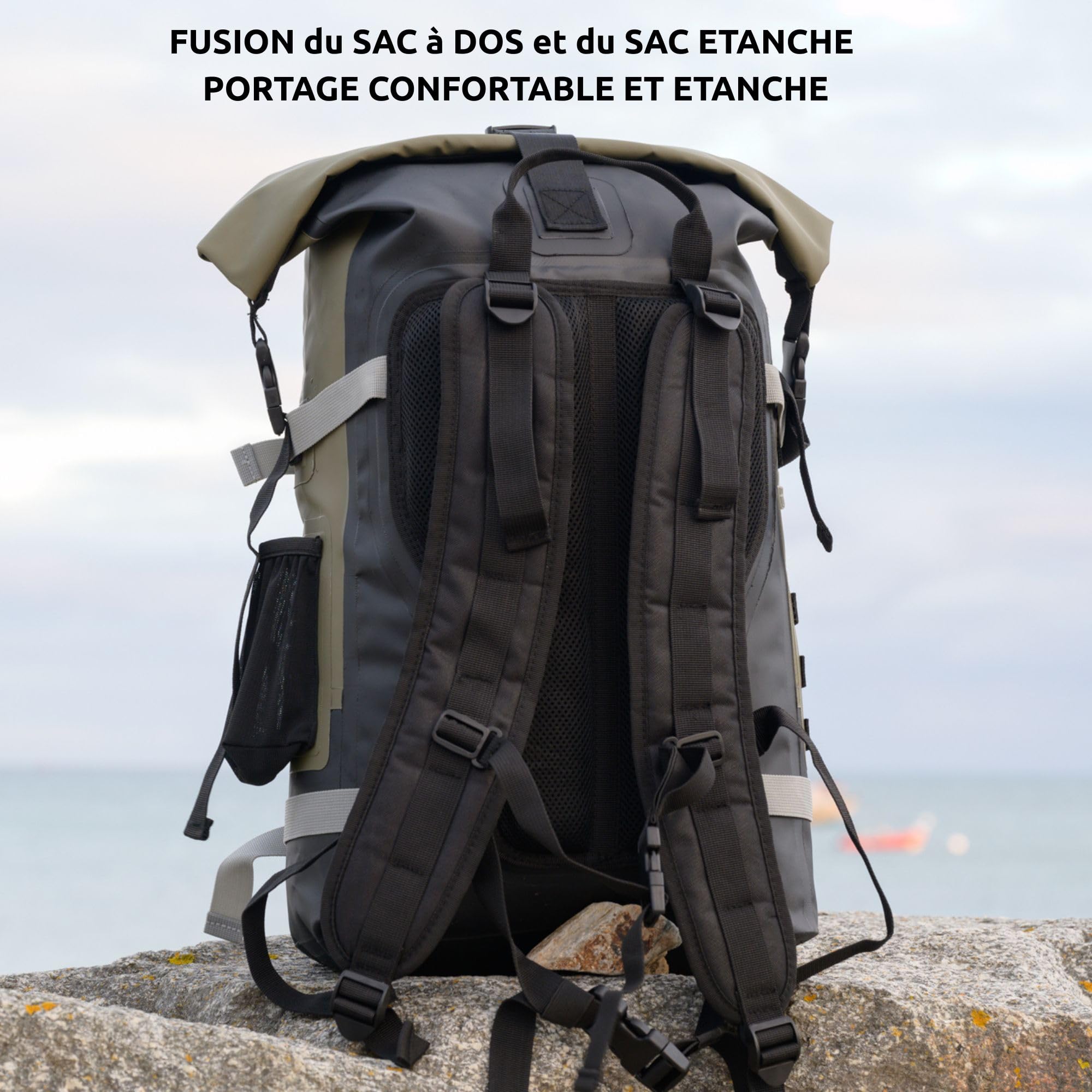 Wodoodporna torba wędkarska IPX6 - wędkarstwo/łodzie/kajak/sporty wodne/wędrujące