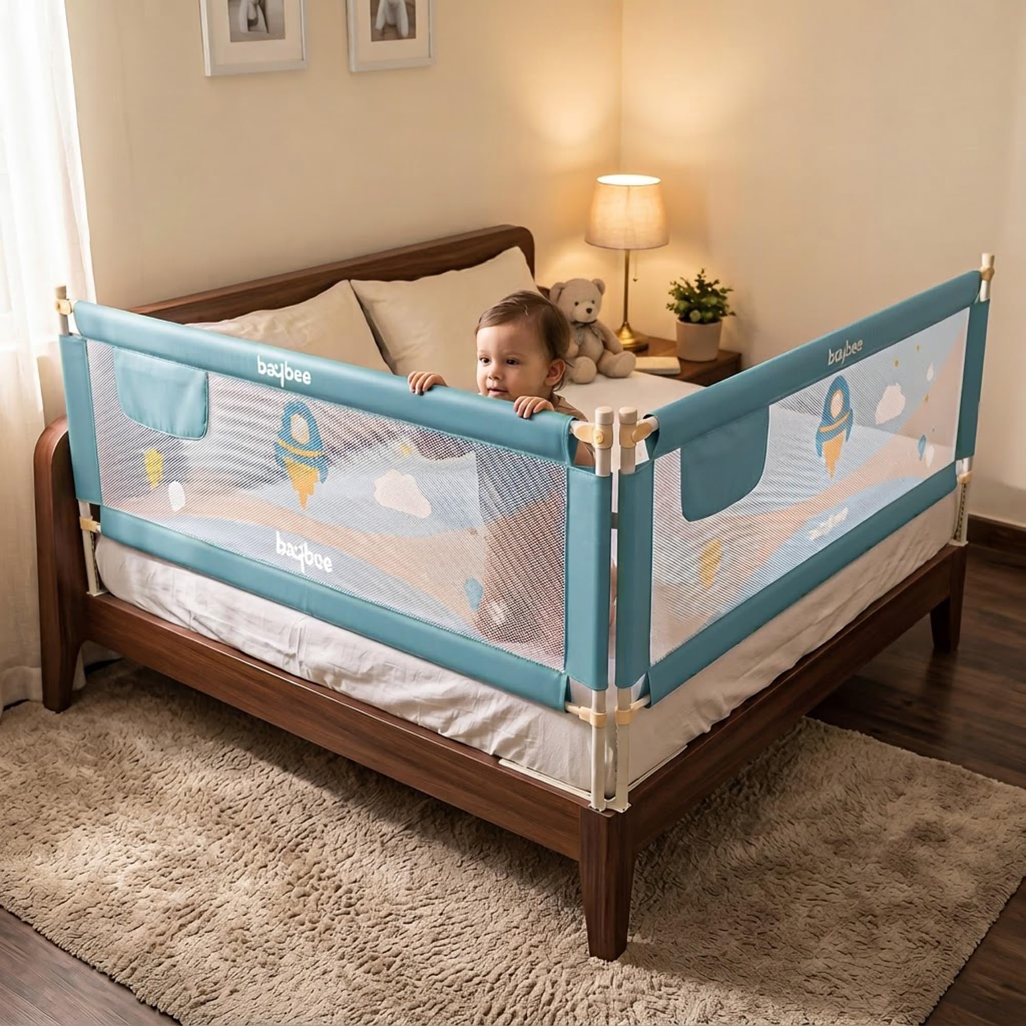 Baby Bed Rail Guard - Safe Sleep for Toddlers -25