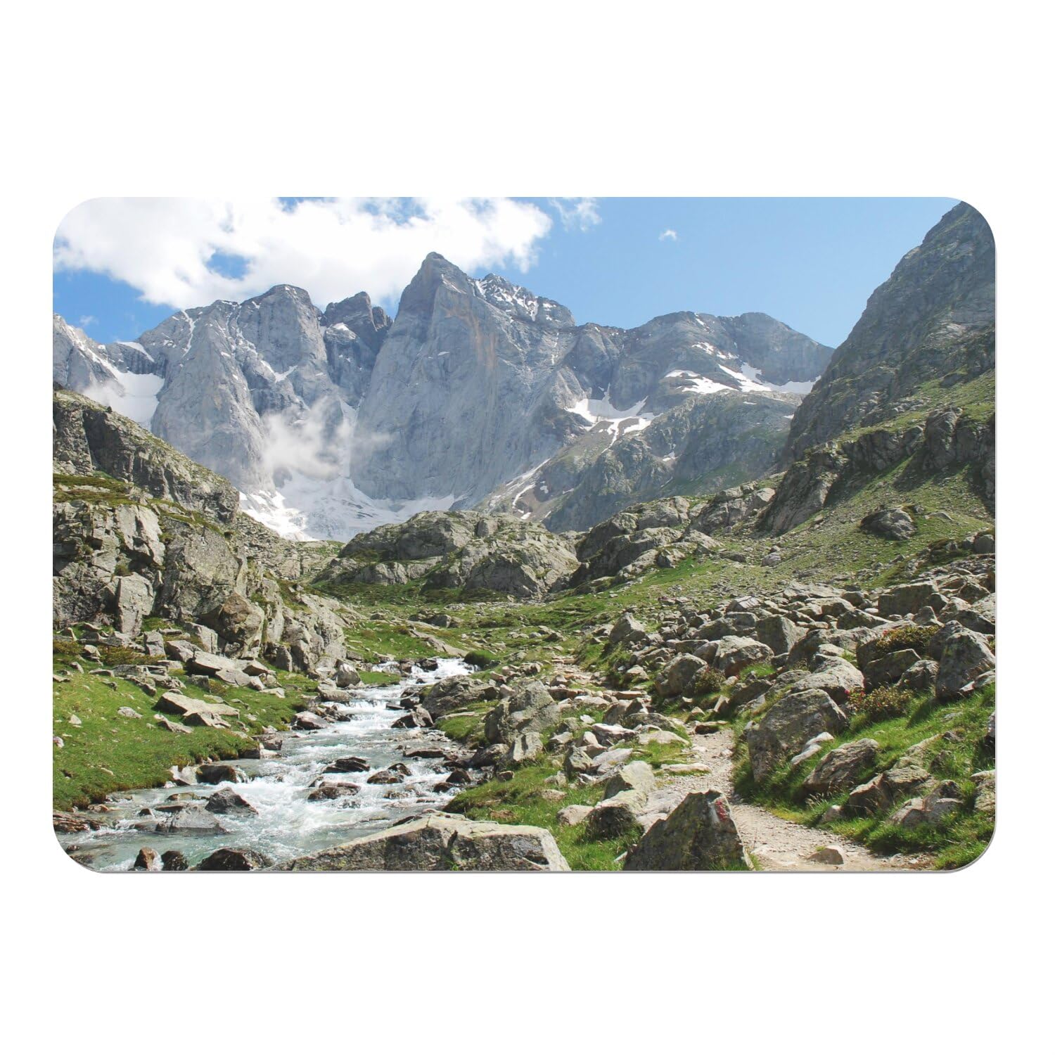 Napperons montagnes de France pour une déco de table nature