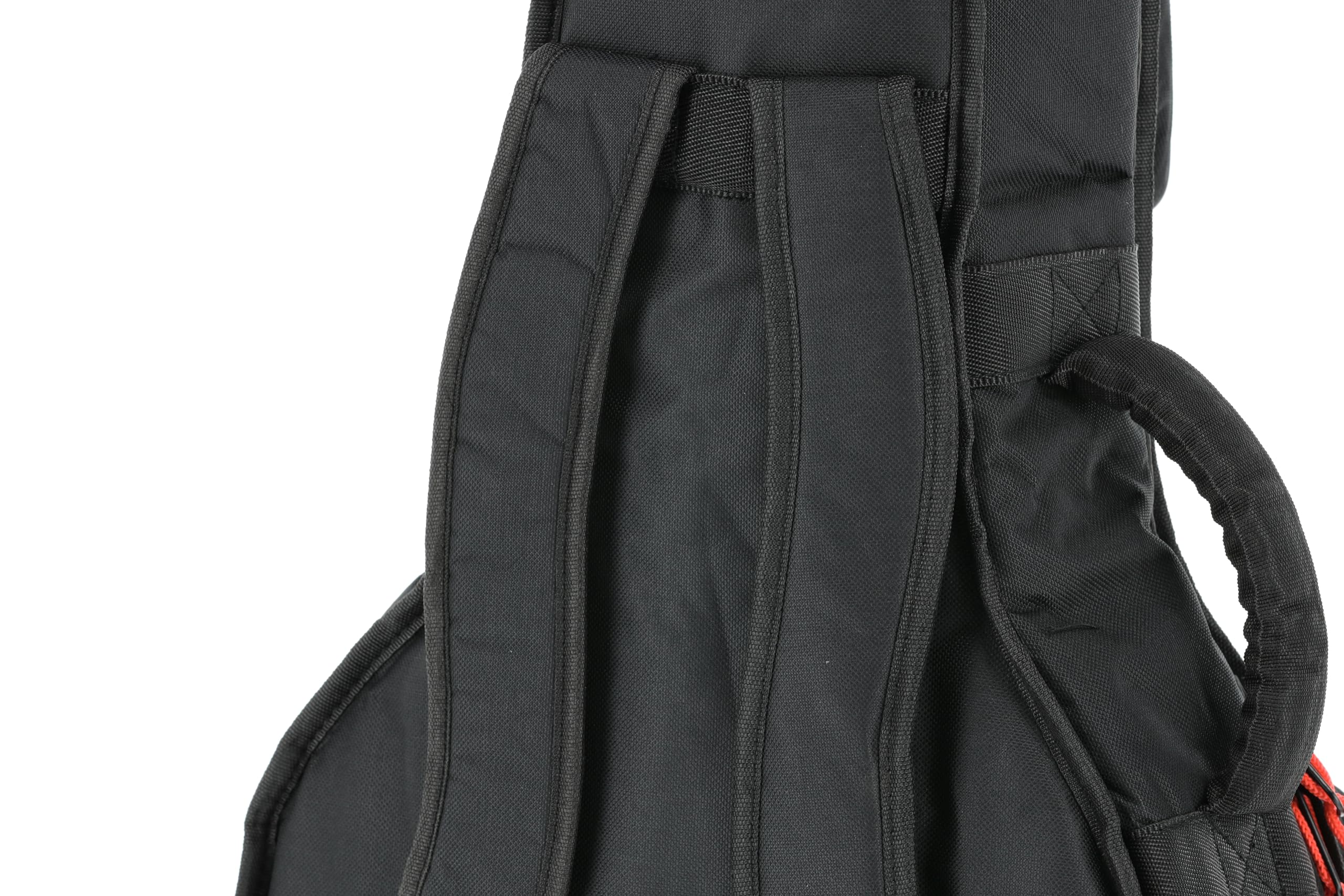 GEWA pure Borsa per Chitarra Serie 120 per Chitarra Elettrica nera, imbottitura in schiuma da 20mm con grande tasca per spartiti