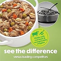 Vista 2 de Comidas preparadas Purina Beneful, comida para perro, paquete surtido, 10 onzas Tubo, paquete de 8