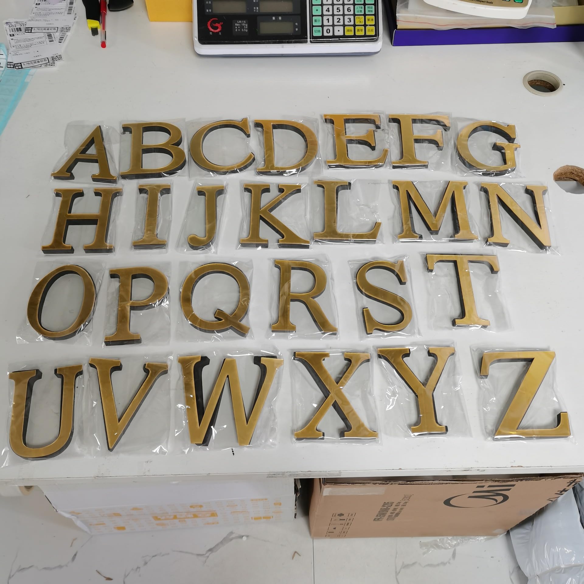 3d Alphabet Letter Box