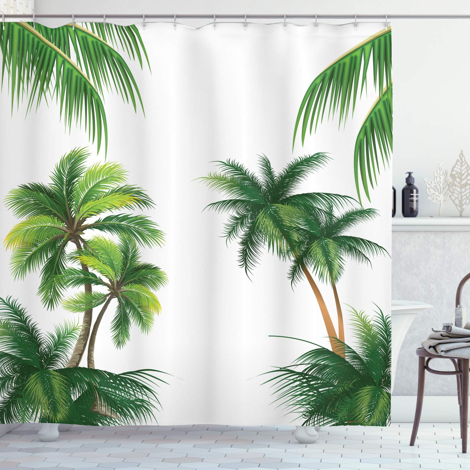 Palm Tree Shower Curtains Curtains & Drapes