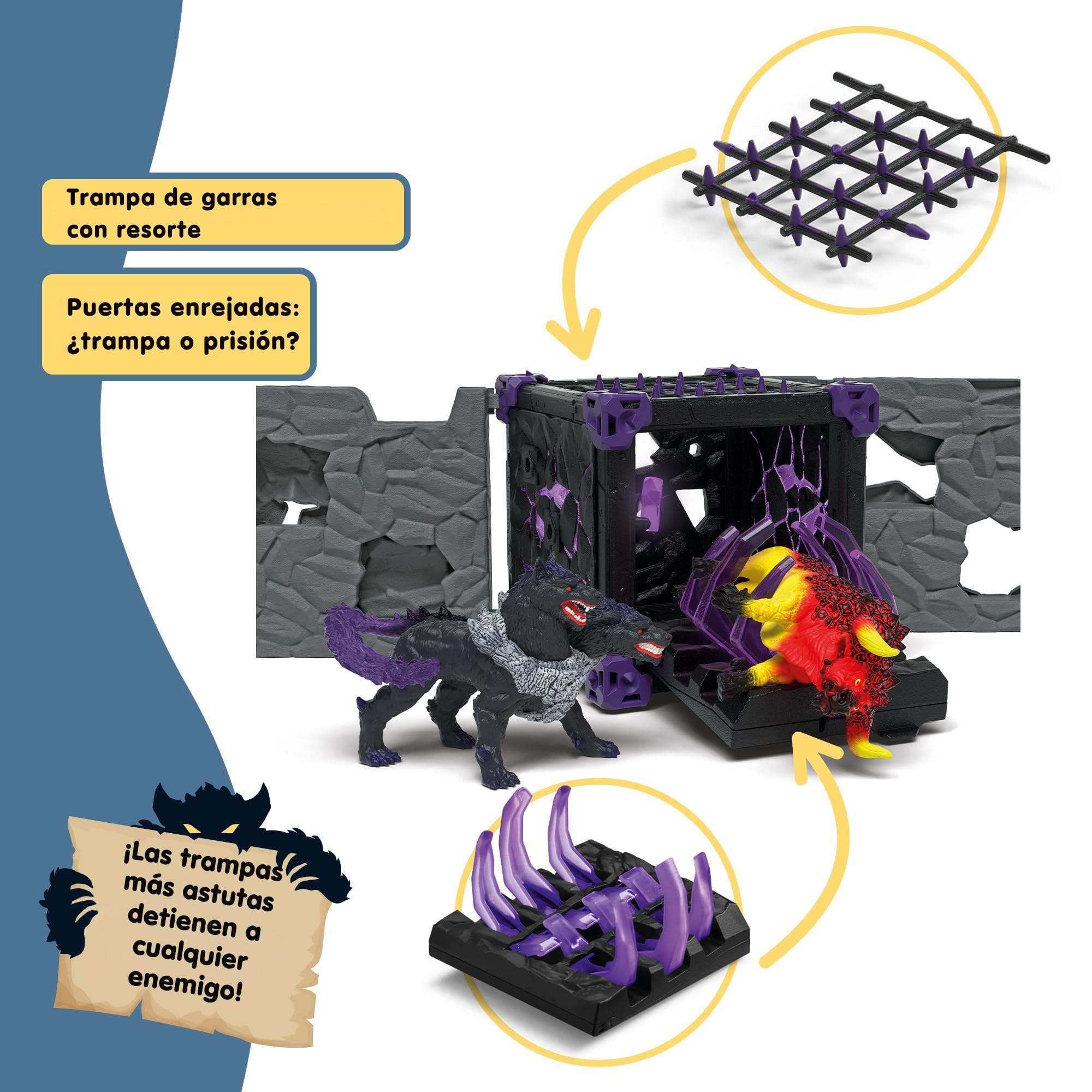 Schleich ELDRADOR | Battle Cave Arena: Lava vs. Sombra 42673 | 71 Piezas
