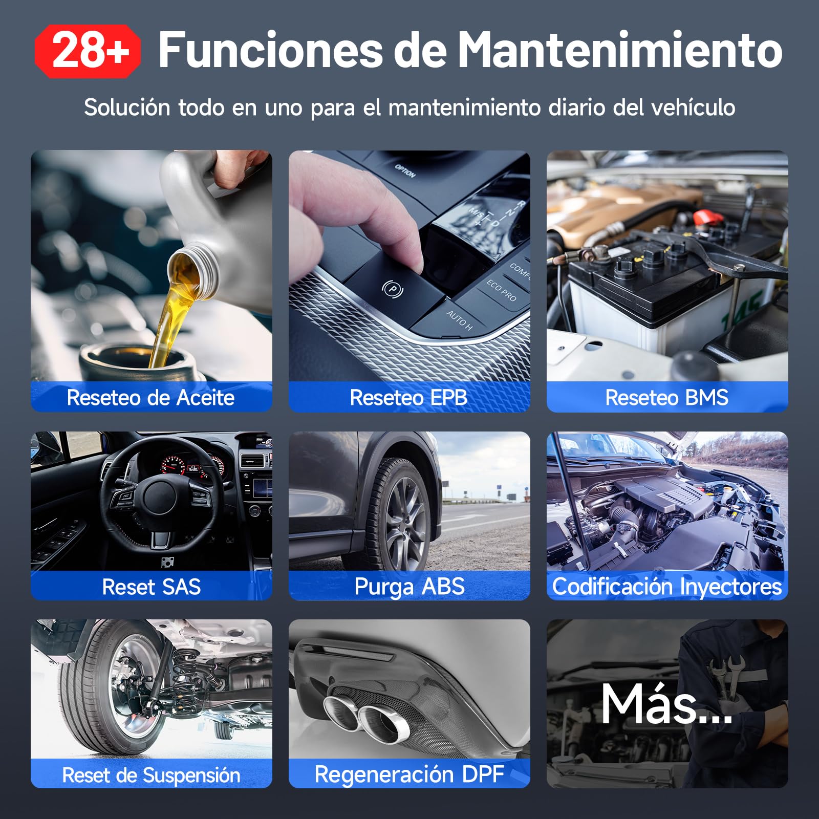 TOPDON ArtiDiag800 BT 2, Herramienta de diagnóstico de Todos los Sistemas, más de 28 Funciones de Mantenimiento, Acceso a la Puerta de Enlace FCA y protocolo Can-FD, diagnóstico inalámbrico Bluetooth