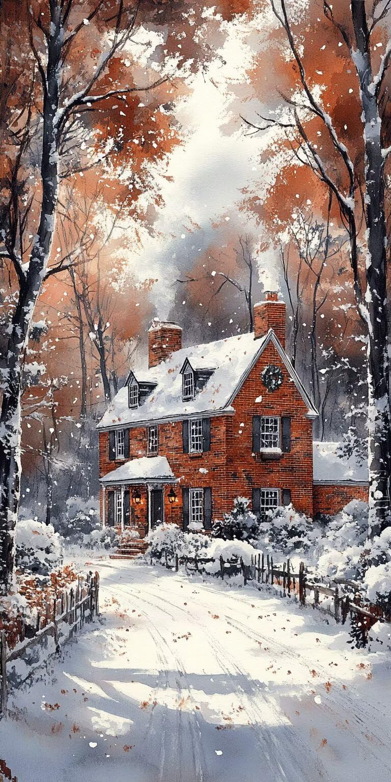 Dipingere con i Numeri Adulti caseinverno, 60x120cm, k-81 | Paint by Numbers Senza Cornice, Quadri da Dipingere Numerati, Decorazioni Parete, Oggetti Decorativi per la Casa