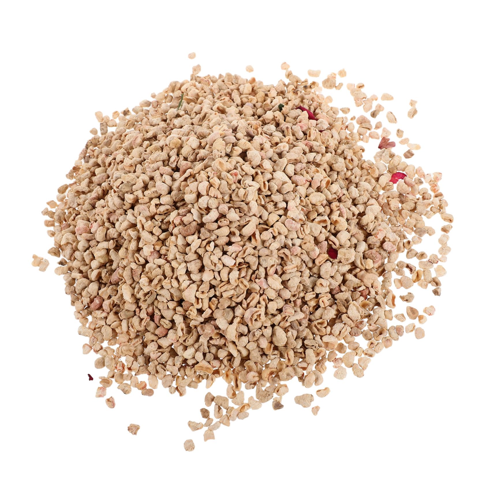 Toyvian Lettiera Naturale per Criceti e Topi, Fiori, Erbette e Tutoli di Mais, 1000g, per Gabbia e Habitat, Facile Manutenzione Estiva Colore Casuale