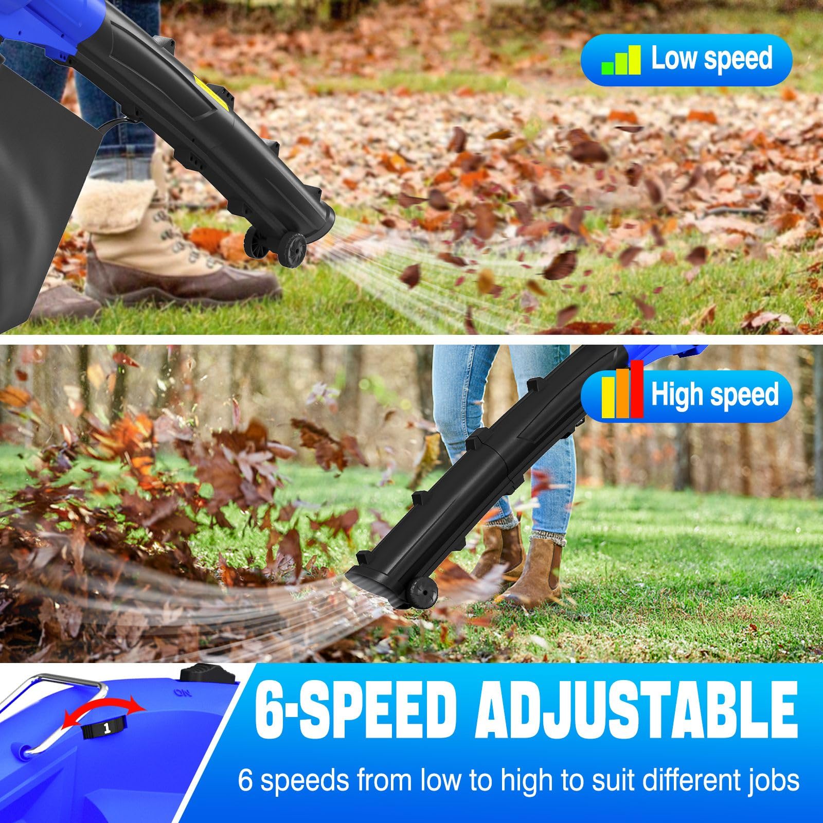 Relación de trituración para aspiradora: soplador de hojas 3500 W