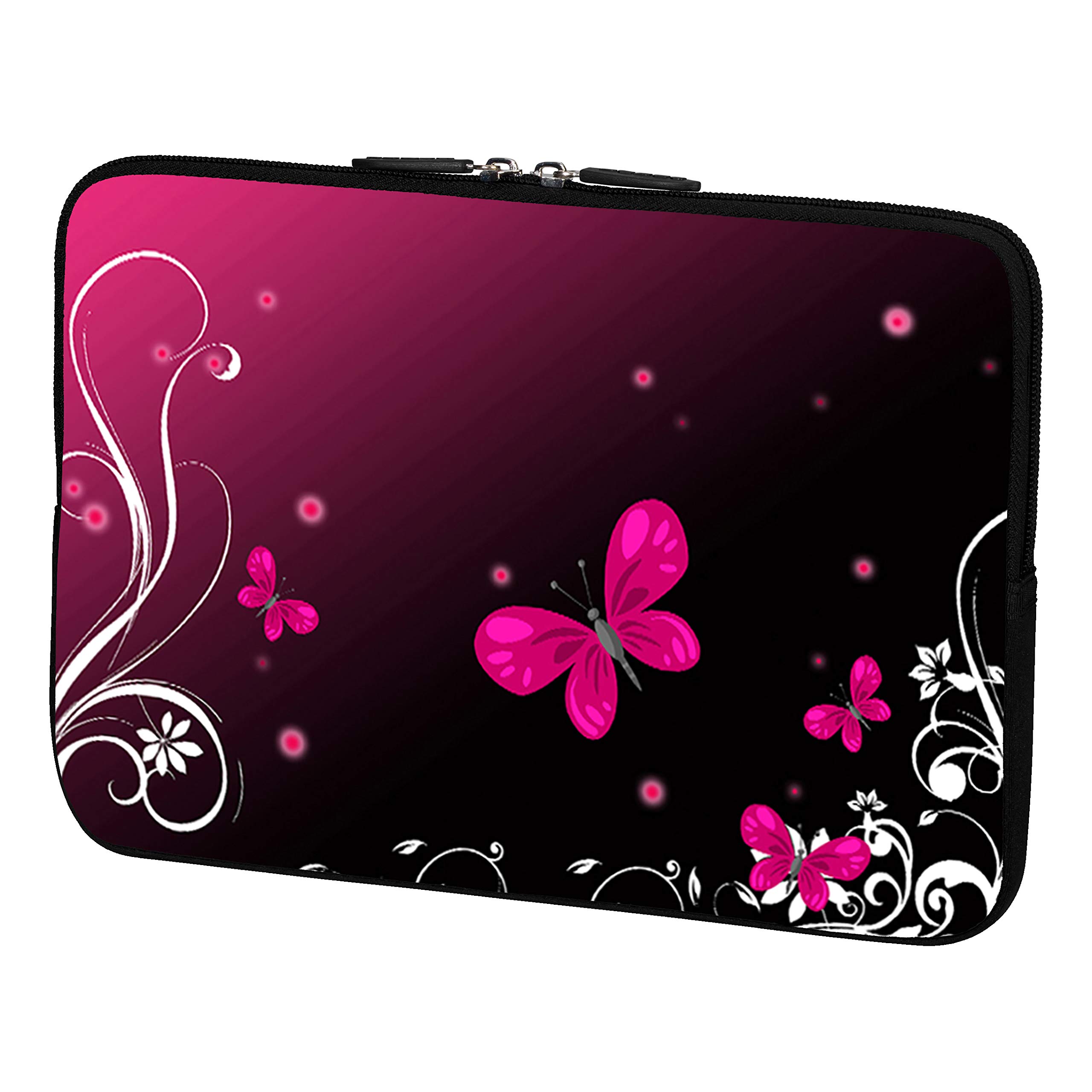 PEDEA Designerski pokrowiec ochronny na notebook do 17,3 cala (43,9 cm), motyl