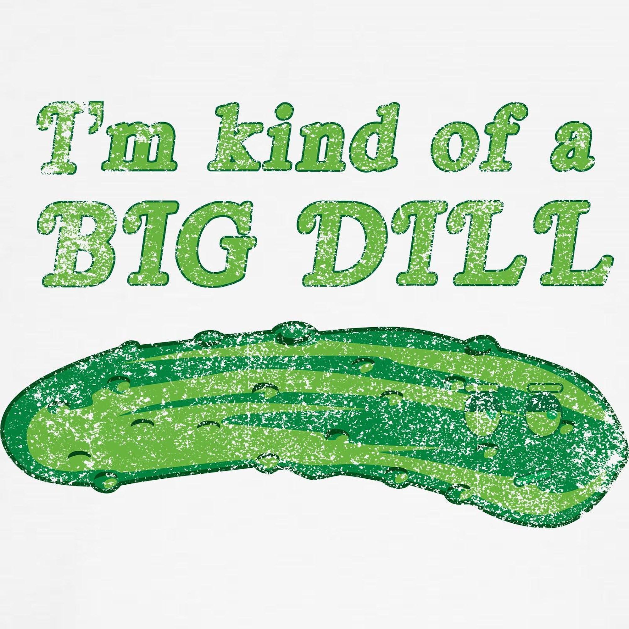 CafePress I'm Kind of A Big Dill Dog T Shirt Dog T-Shirt, Pet Clothing, Funny Dog Costume