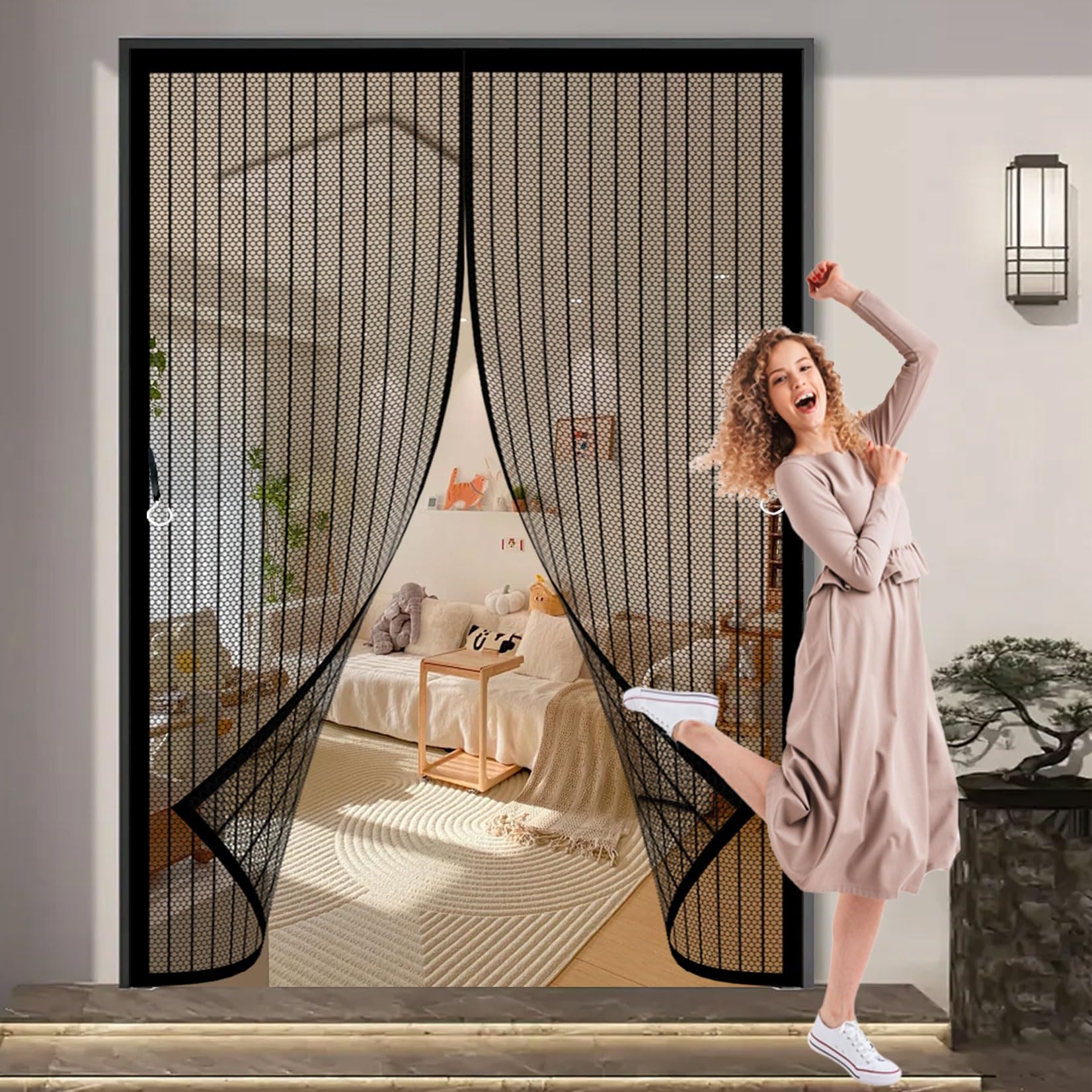 Moustiquaire de patio magnétique pour un été sans mouches