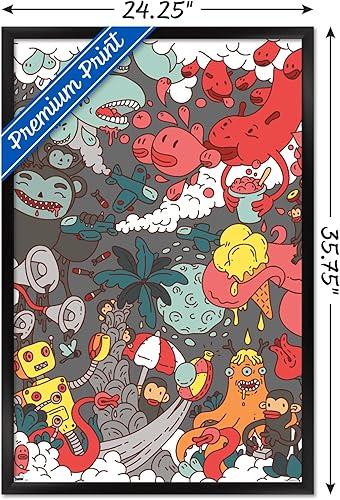 Miniatura 3 de Trends International Party Pooper - Póster de pared, 22.375 x 34 pulgadas, versión enmarcada en negro