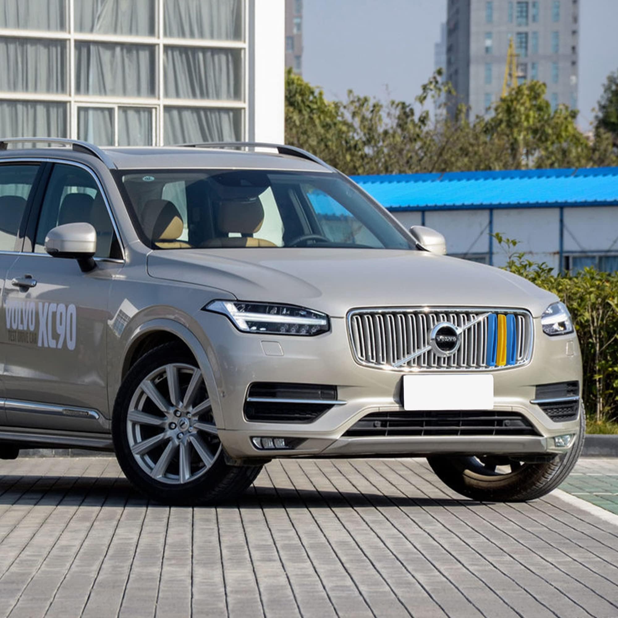 Adesivo decorativo a strisce tricolore per griglia anteriore versione sportiva RD per Volvo XC60, S90, XC40, XC90, V40, S60, V60, V90, V60CC, V90CC (Cina) 34 Adesivo decorativo a strisce tricolore per griglia anteriore versione sportiva RD per Volvo XC60, S90, XC40, XC90, V40, S60, V60, V90, V60CC, V90CC (Cina) 34