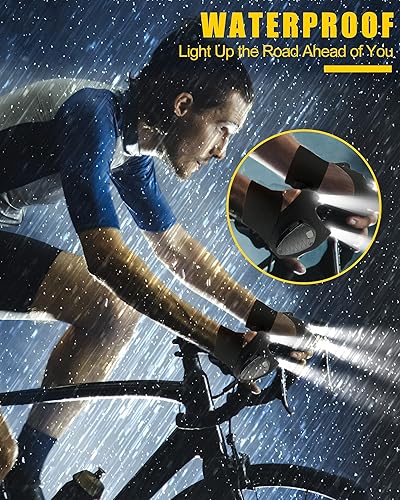 Miniatura 5 de KFK Regalos para hombres, guantes con linterna LED, regalos para él, regalos para hombre para el día del padre, cumpleaños, papá, marido, manitas