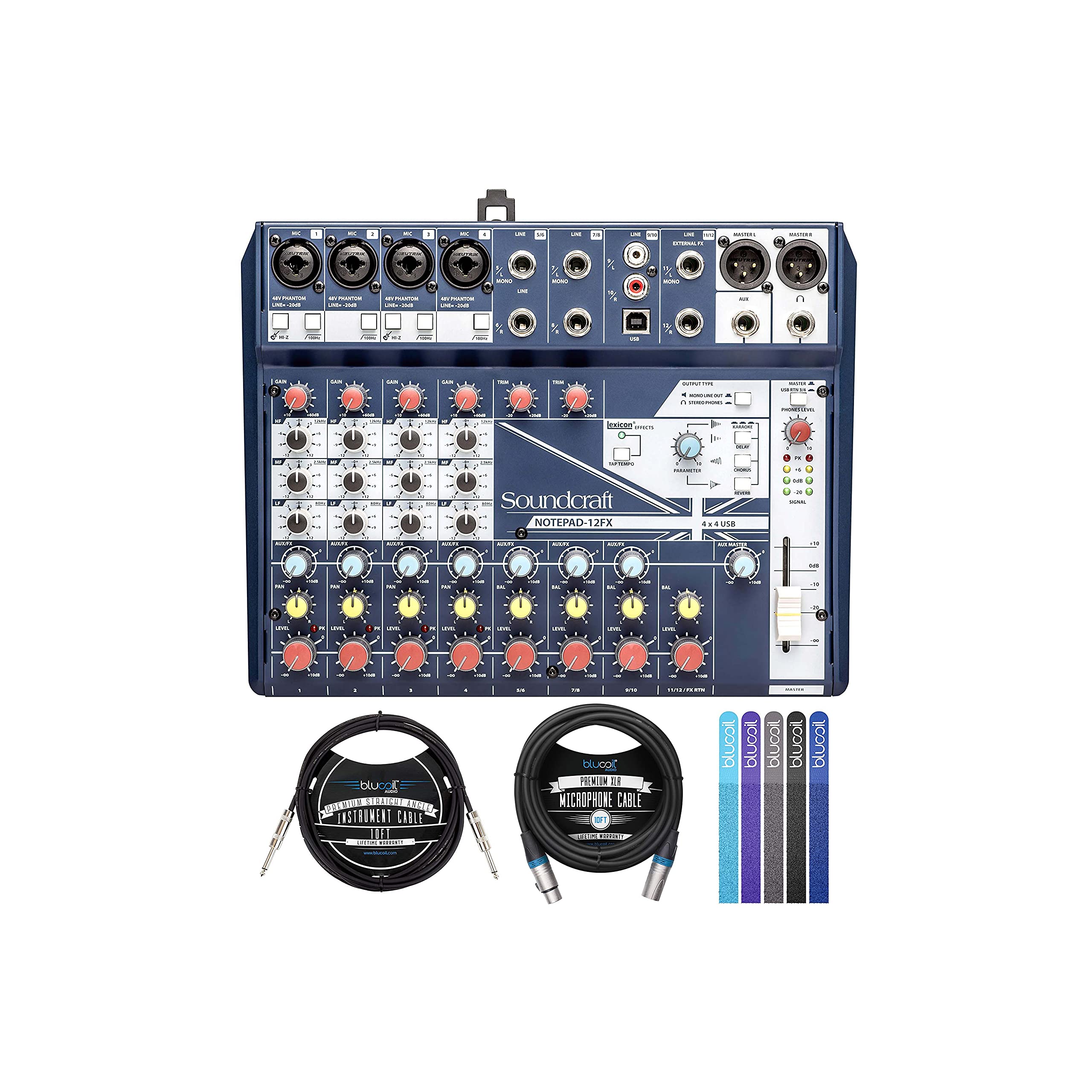 Amazon.com: Soundcraft Notepad-12FX Mixer with Effects and USB