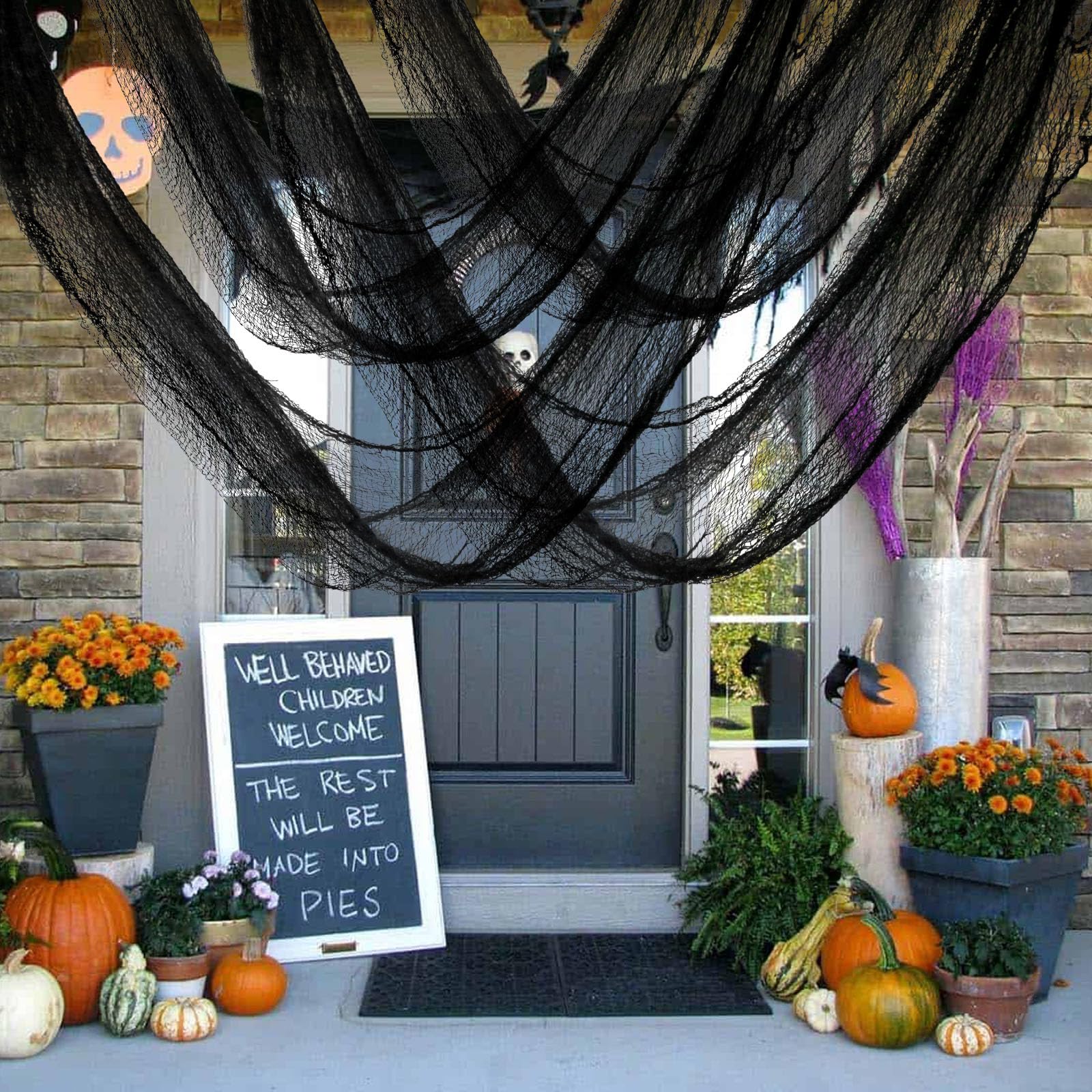 200 X 500cm Creepy Cloth For Halloween,Gauze Party Cover Halloween