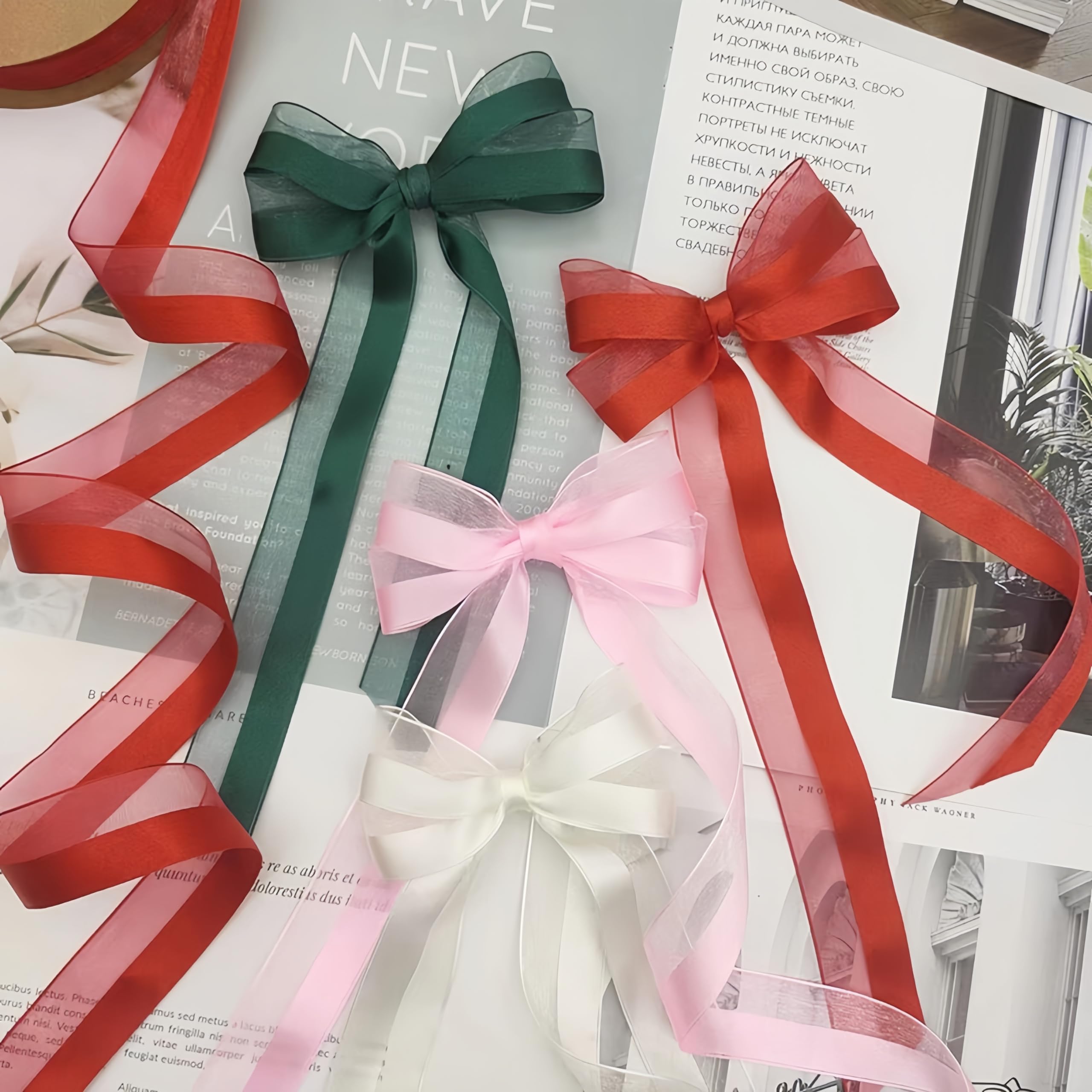 22 Fiori Sferici In Organza + Nastro Adesivo - Per Regali, Matrimoni E Decorazioni - Foto 5