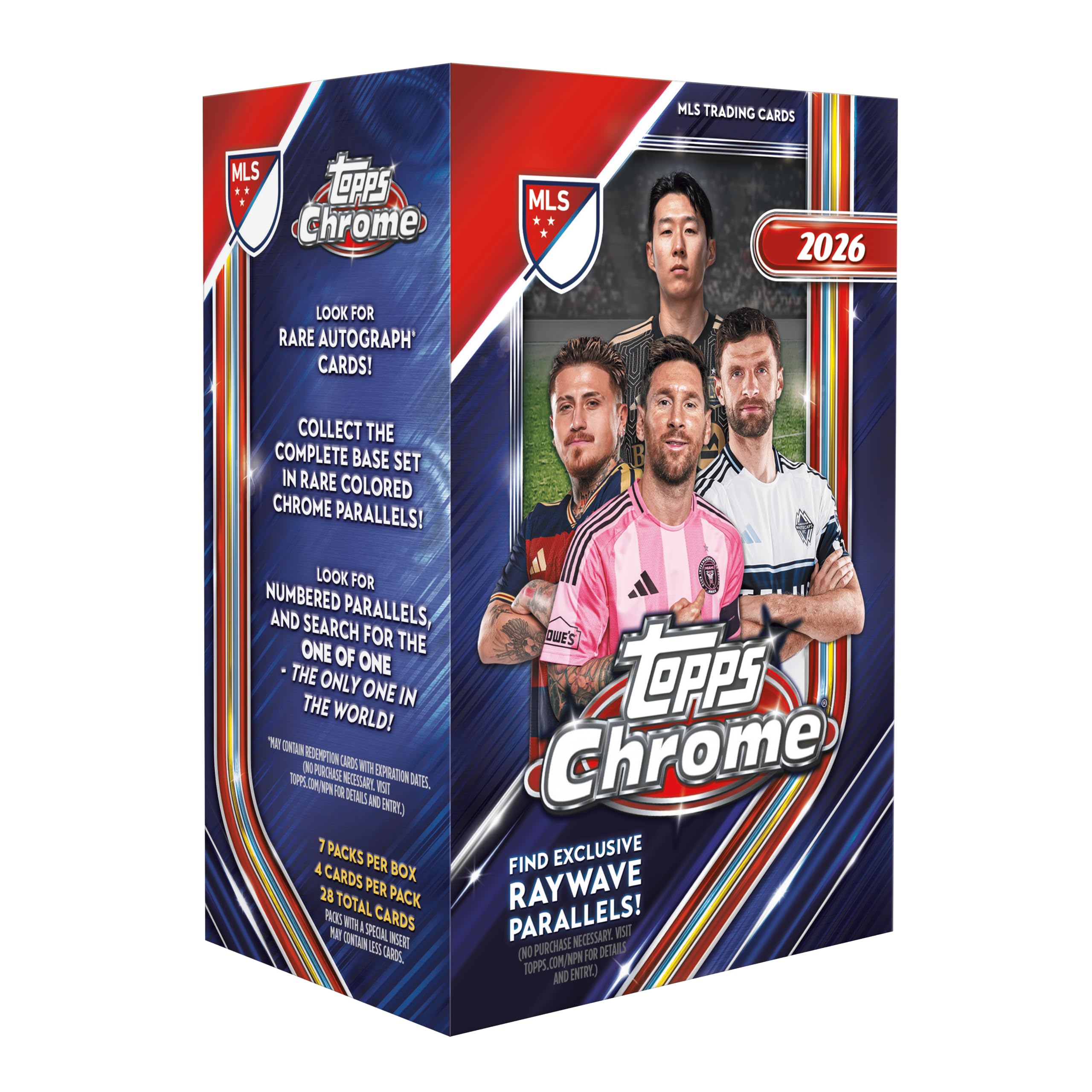 Topps Chrome Major League Soccer 2026 - Factory Sealed - Value Box