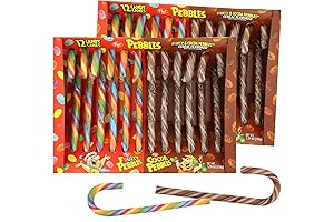 Fruity and Cocoa Pebbles Holiday Candy Canes