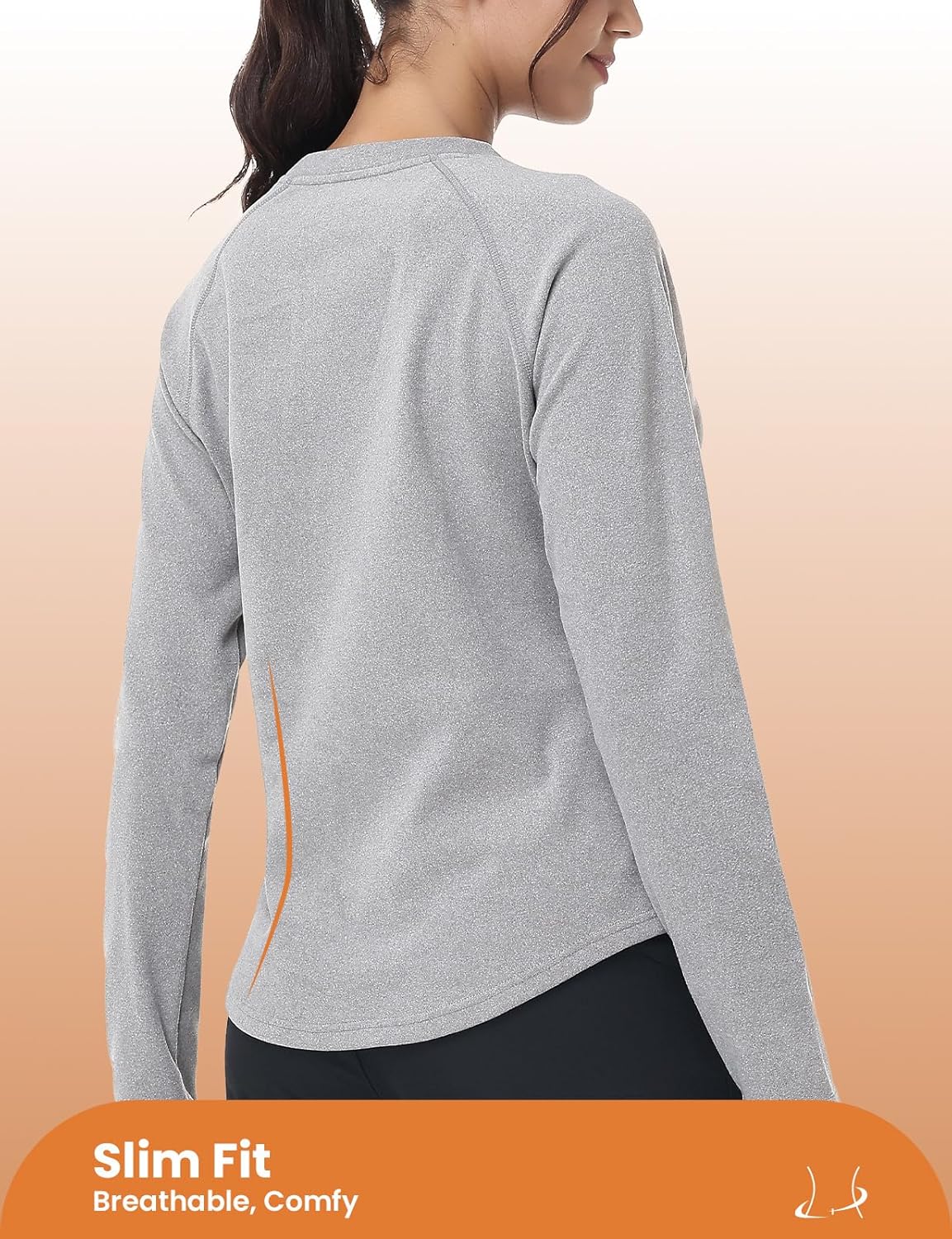 Women's Double-Sided Fleece Sweatshirt, Soft Base Layer Insulated Tops Cold Weather - Image 3