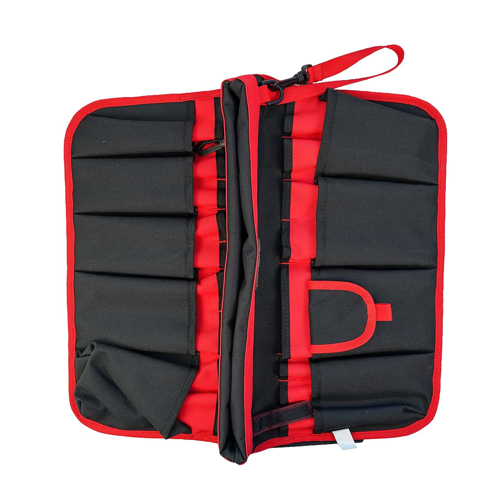 MELOTOUGH Secchio portautensili con 35 tasche, adatto a secchi da 13-19 litri (rosso)