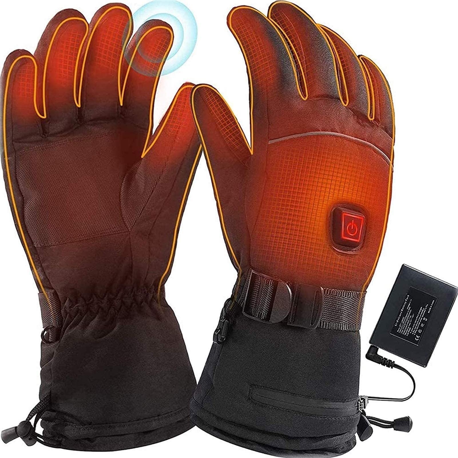 Gants chauffants imperméables pour le cyclisme et les sorties hivernales