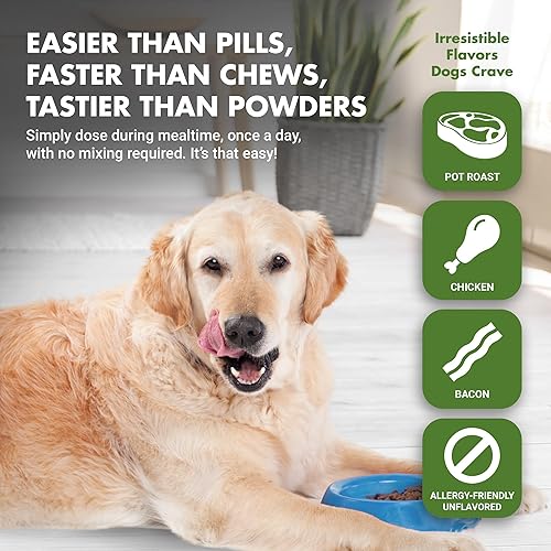 Miniatura 6 de Fórmula K9 para cadera y articulaciones, sabor a tocino, 16 onzas