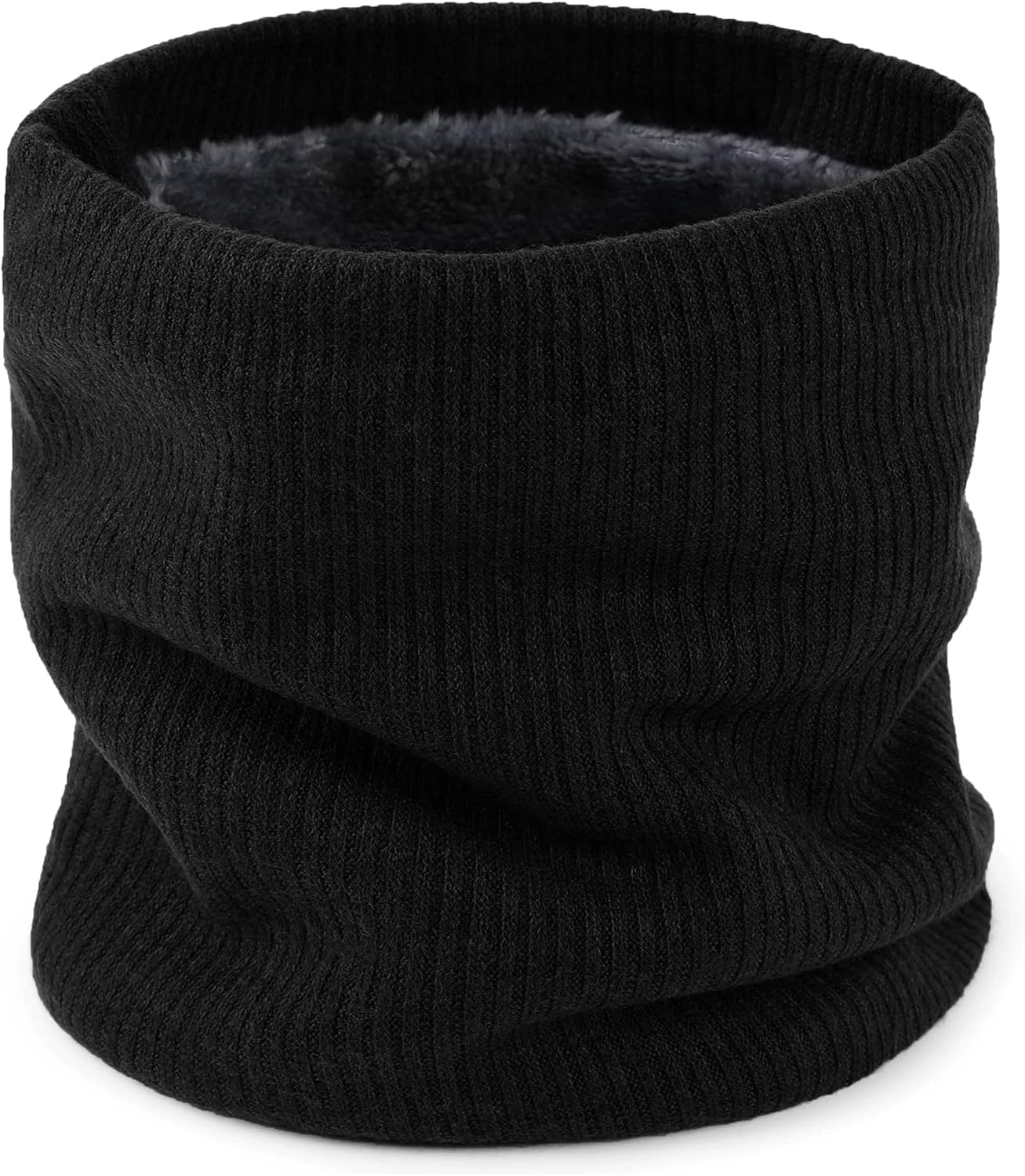 Unisex Fleece Lined Neck Warmer Ski Face Neck Gaiter Winter Infinity