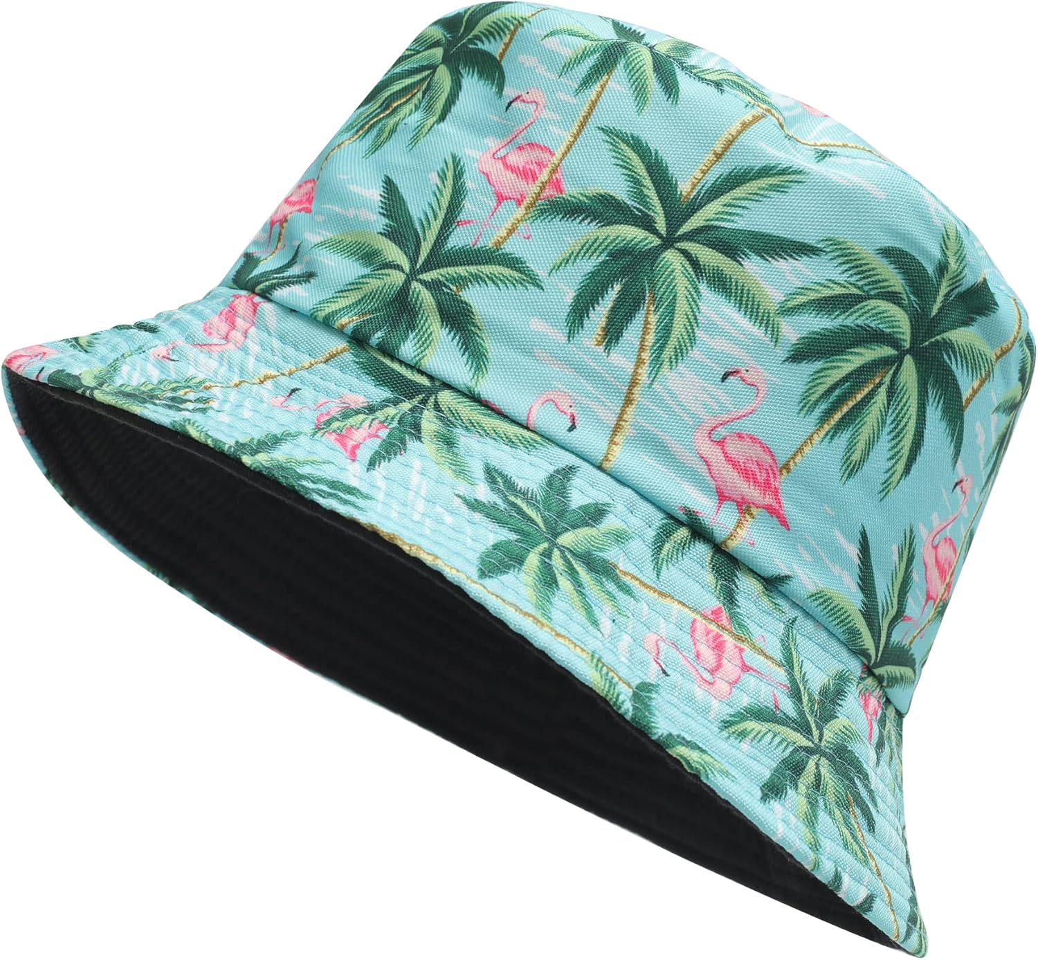 ZLYC Unisex Cute Unique Print Travel Bucket Hat Summer Fisherman Cap - Image 3