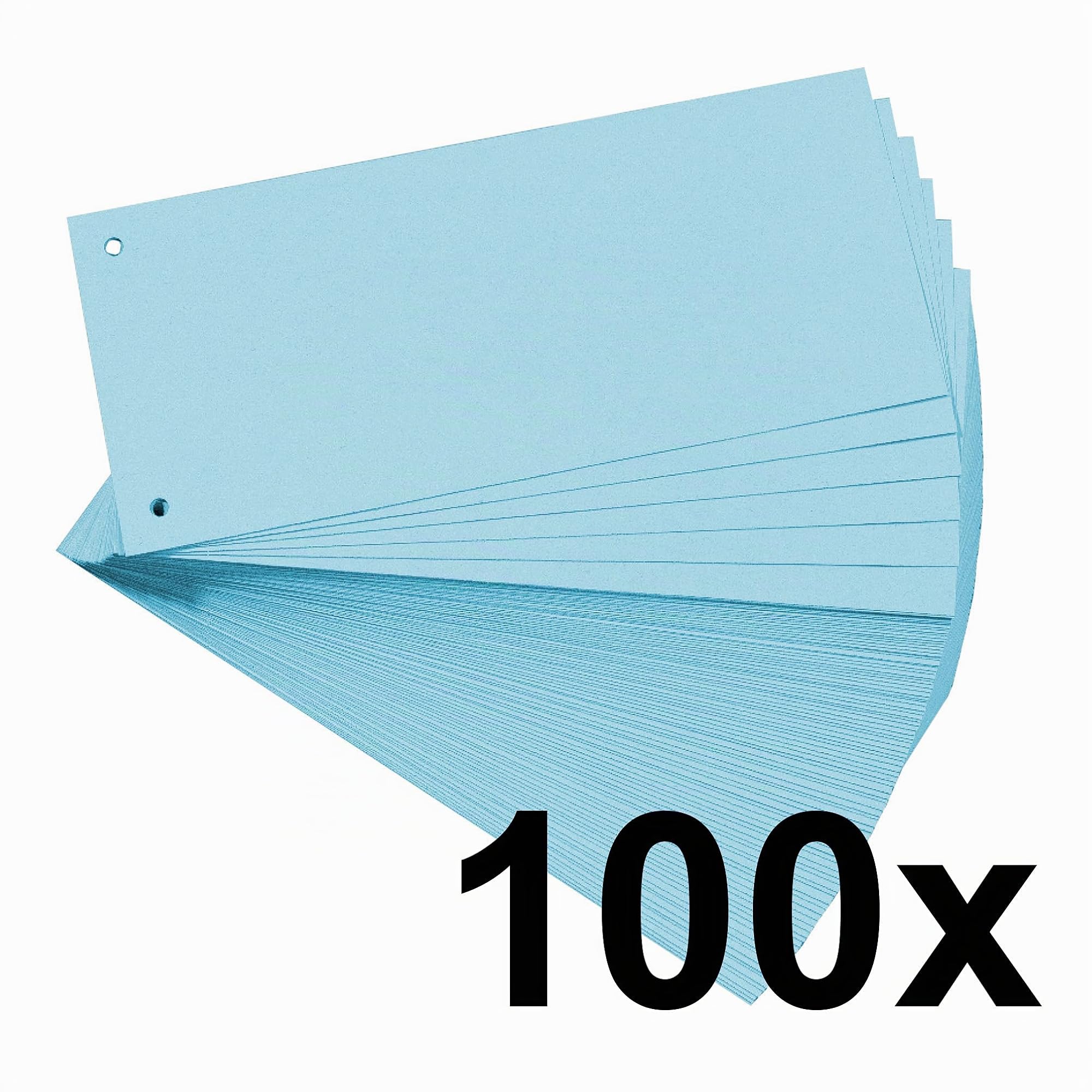 Exacompta Divisori e Segnaletica 10x24 cm Blu