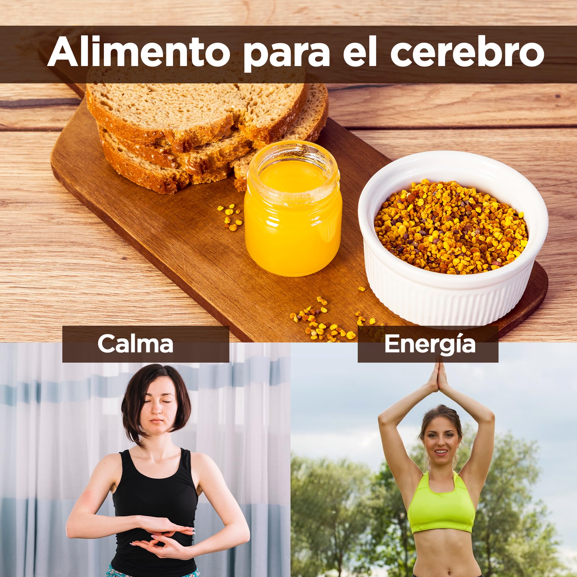 1 kg - Polen (U.E.) 100% natural. Polen de abeja libre de residuos. Polen fuente de proteinas, aminoácidos, lípidos, vitaminas y minerales.