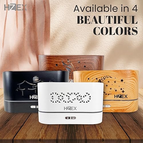 Miniatura 2 de Difusor de aromaterapia de llama colorida  Difusor ultrasónico de aceite esencial de 6.8 fl oz con 7 luces LED y diseño silencioso  Humidificador de