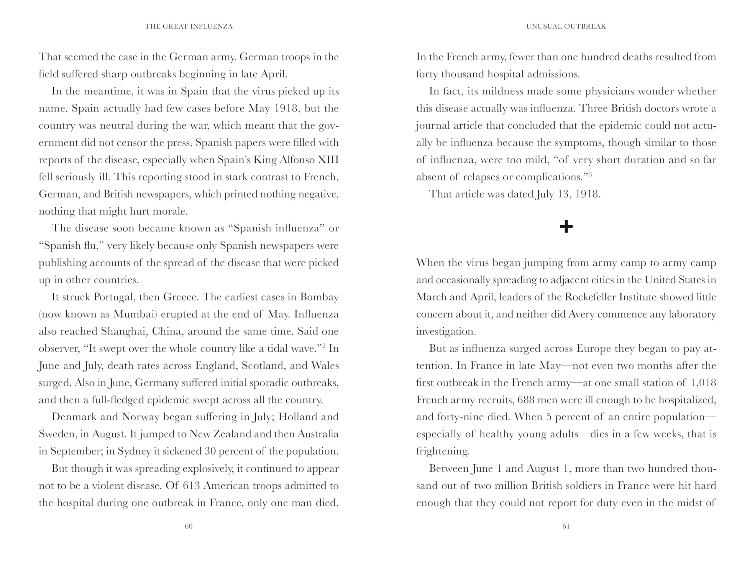 The Great Influenza: The True Story of the Deadliest Pandemic in History (Young Readers Edition)
