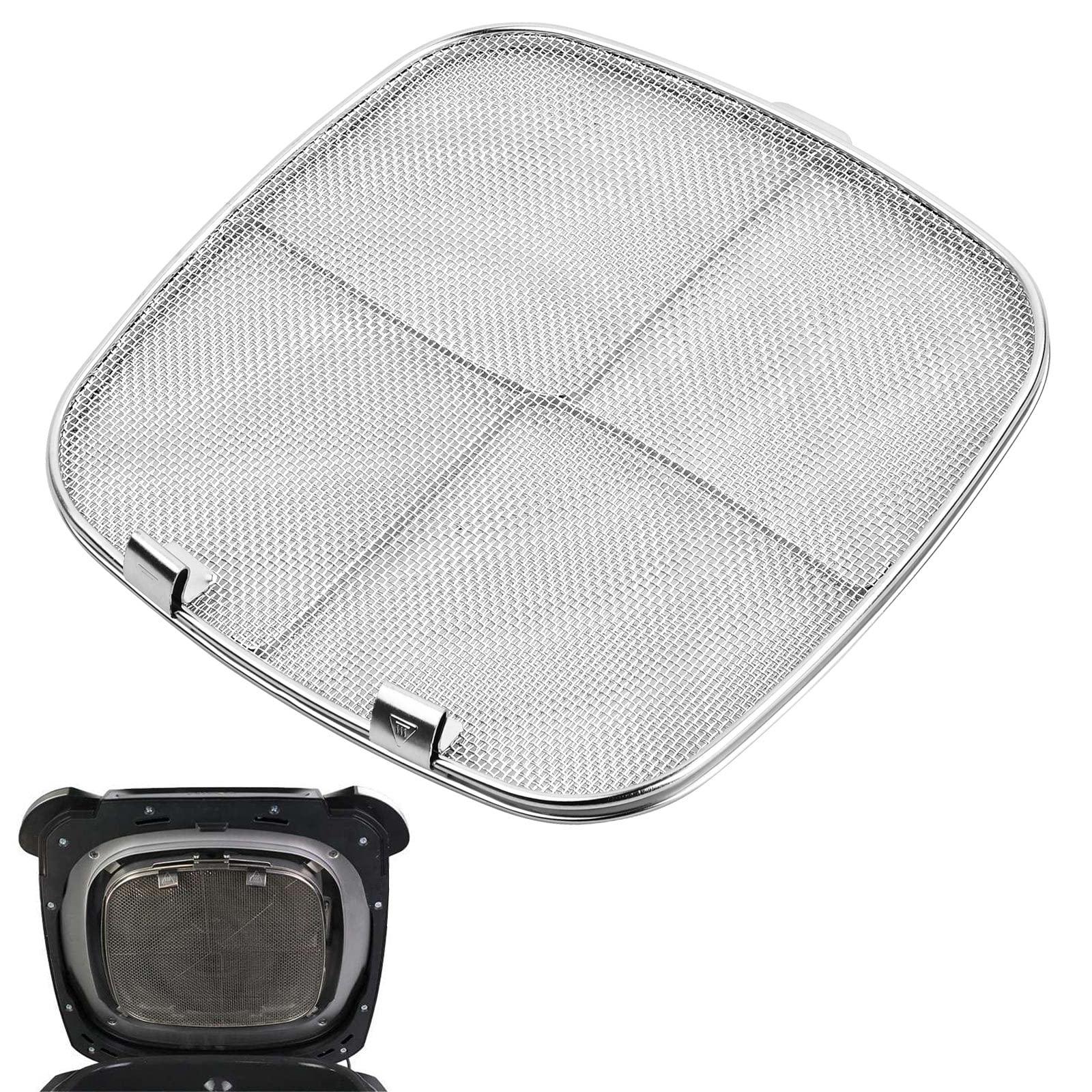 Ninja Air Fryer Splatter Screen Net for AG300/AG300C/AG301C/AG302/AG400, 304 Stainless Steel Splatter Guard for Ninja Foodi Air Fryer Accessories