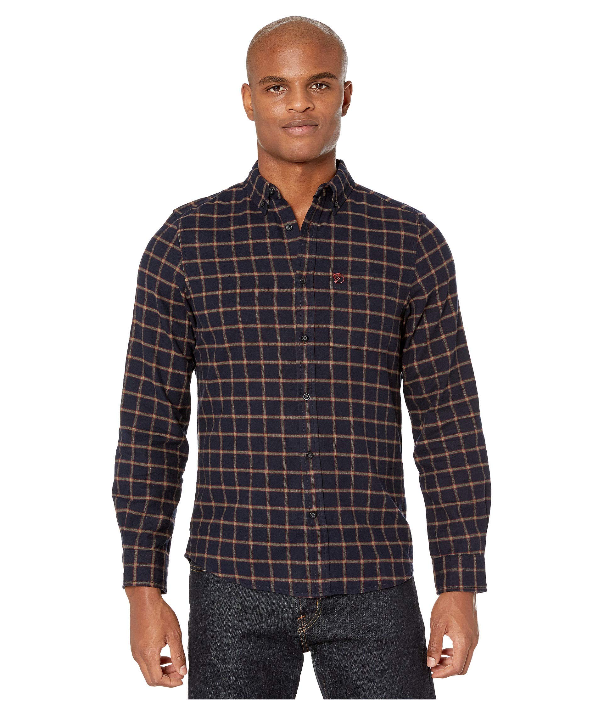 Fjällräven Mens Övik Flannel M Shirt, Dark Navy, XXL EU